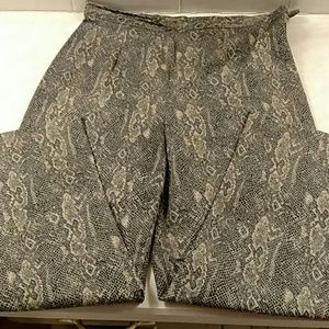 Cute animal print capris